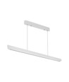Lampe LED Vt-7-35 36W - suspendue linéaire, Samsung, plaque diffuseur type 3en1 blanche
