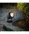 12–24V lampe de jardin LED - 11W, noir, piquet, 800 lm, IP65