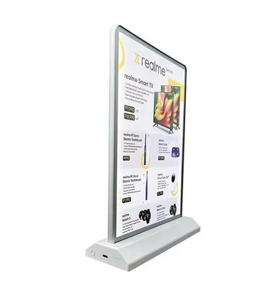 Porte-menu A4 - Cadre lumineux double face