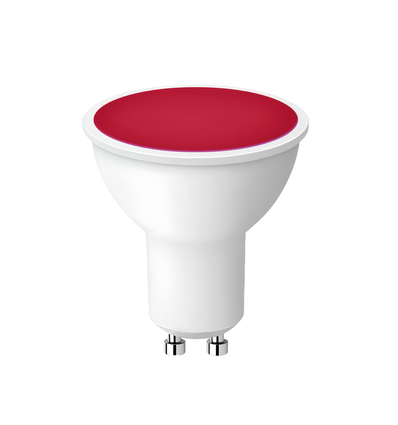 Spot LED GU10 5W Rouge