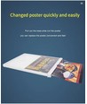Porte-menu format A5 - Cadre lumineux double face