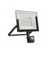 Projecteur 50W avec capteur - IP44, noir, lampe de travail, capteur PIR