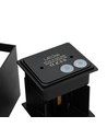 Applique 6W CUBIC PRO - IP65, noir, repiquable, ajustable, carrée, haut/bas, extérieur, source incluse