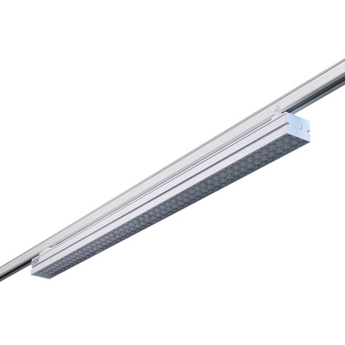 Rail d'éclairage LED triphasé 38W pour bureau - 170 lm/W, 115 cm, Blanc