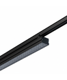 Rail d'éclairage LED triphasé 38W - 170 lm/W, 115 cm, noir, pour bureau et magasin