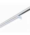 Rail d'éclairage LED triphasé 38W pour bureau - 170 lm/W, 115 cm, Blanc