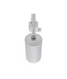 Spot sur rail triphasé 6W GU10 dimmable DimToWarm - Blanc, ampoule DimToWarm incluse