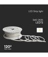 50m 10,5W/m Ruban LED, 3000K - IP65, 1000lm/m, 121 LED par mètre, plug-and-play