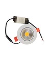 Spot encastrable 3W Ø8,5cm dimmable - 12V/24V, perçage : Ø7,5 cm, dimensions : Ø8,5 cm, bord blanc