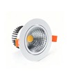 Spot encastrable 3W Ø8,5cm dimmable - Perçage : Ø7,5 cm, Dimensions : Ø8,5 cm, bord blanc
