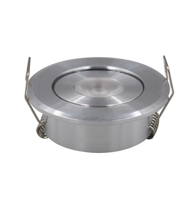 Spot d'ascenseur 1,5W Ø5,2cm - Perçage : Ø4,4 cm, Dimensions : Ø5,2 cm, angle de diffusion 25°, câble 1m