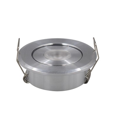 Spot encastrable 1,5W Ø5,2cm dimmable - 12V/24V, perçage : Ø4,2 cm, dimensions : Ø5,2 cm, 2,2 cm de haut