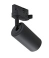 Spot sur rail triphasé 6W GU10 dimmable DimToWarm - Noir, 1800K-3000K, source lumineuse incluse