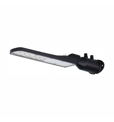 Lampe de rue LED crépusculaire 30W - Capteur crépusculaire, Ø60 mm, IP65, noir, 230V