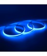 Ruban LED COB 5m 9W/m Bleu sans points - 24V DC, IP67, 240 LED/m, 5 ans de garantie