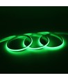 Ruban LED COB 5m 9W/m Vert sans points - 24V DC, IP67, 240 LED par mètre, 5 ans de garantie