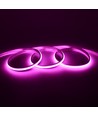 Ruban LED COB 5m 9W/m Rose sans points - 24V DC, IP67, 240 LED/m, 5 ans de garantie