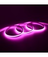 Ruban LED COB 5m 9W/m Rose sans points - 24V DC, IP67, 240 LED/m, 5 ans de garantie