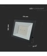 Projecteur LED 50W - Lampe de travail, extérieur