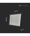 Projecteur LED 100W - IP65, lampe de travail, extérieur