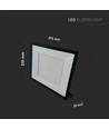 Projecteur LED 200W - IP65, lampe de travail, extérieur