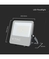 Projecteur LED 100W - 185lm/W, lampe de chantier, extérieur