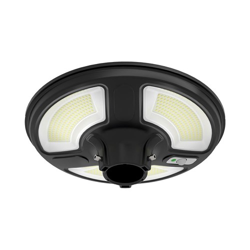 Vt-45w lampe de jardin LED 7,5W - solaire, ronde, avec capteur, télécommande RF, 6500K, IP65