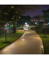 Borne LED 5W, 80,5cm, noir - 810lm, IP65, 4000K, luminaire d'extérieur