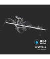 Applique miroir LED 10W - 153lm/W, IP65, aluminium noir, diffusion 180°