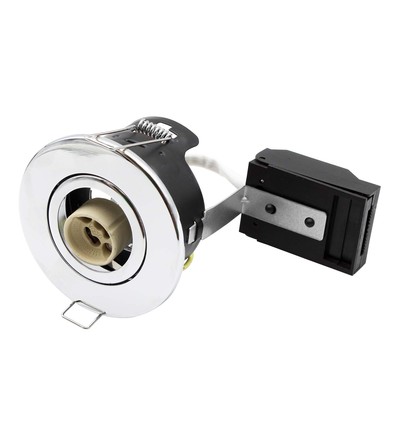 Spot encastrable GU10 - Acier brossé, IP20