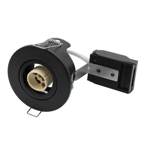 Spot encastrable GU10 - Noir, IP20