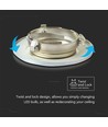Lot de 10 spots encastrables GU10 - Nickel satiné, IP20
