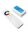 Contrôleur RGB+CCT avec télécommande - Compatible uniquement avec bande RGB+CCT, sans fil RF, 12V (240W), 24V (480W)