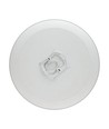 Plafonnier 32W Nymphea Black & White Rings - CCT, IP54, Ø32cm, 4150lm, 115 degrés, bord blanc/noir
