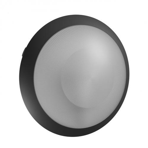 Plafonnier à Capteur E27 Repiquable - IP65, Ø30cm, Hauteur : 9cm, Capteur micro-ondes, IK08, sans source lumineuse