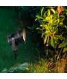 12-24V lampe de jardin LED - 20W, noir, piquet, 1700 lm, IP65