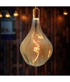 Ampoule LED E27 4W Filament Spirale - A165, verre ambré, 2700K, 250lm, Ø16,5cm