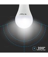 5 pièces ampoule LED RGBW - 6W, Avec télécommande RF, E27