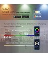 Lot de 5 ampoules LED Wifi E27 5W - G45, Tuya/Smart Life, fonctionne avec Google Home