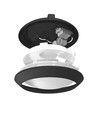 Luminaire plafonnier avec détecteur de mouvement à micro-ondes