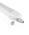 Réglette LED complète 120cm 40W - câblage traversant, IP65, 5000K