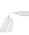 Réglette LED complète 120cm 40W - câblage traversant, IP65, 5000K