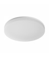 Plafonnier LED CCT 20/30/40W - 3 couleurs, Ø33cm, Hauteur: 5cm, IP44, bord blanc