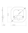 Module LED 32W pour plafonniers - 4320lm, 3CCT, montage magnétique, source lumineuse remplaçable