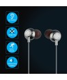Casque audio gris avec fil - Prise jack 3.5mm, IP20