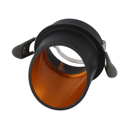 Vt-974 lampe GU10 - ronde noire