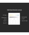 Panneau tactile WiFi/WLAN 4 zones pour strips LED - 12V/24V, blanc, 86x86mm, pour couleur unique et CCT