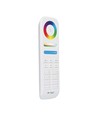Télécommande 8 zones pour LED - 3V, blanc, roue chromatique tactile, 2.4GHz, adaptée aux strips LED