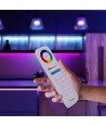 Télécommande 8 zones pour LED - 3V, blanc, roue chromatique tactile, 2.4GHz, adaptée aux strips LED