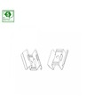 Support de montage pour lampe de bureau - 2 pcs, Spectrum 60/120/150cm